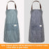 SATINIOR 3 Pieces Adjustable Bib Apron with Pockets Women Waterproof Cooking Aprons Men Chef Adults Baking Cleaning...